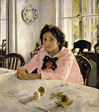 Valentin Serov The girl with peaches  was the painting that inaugurated Russian Impressionism.